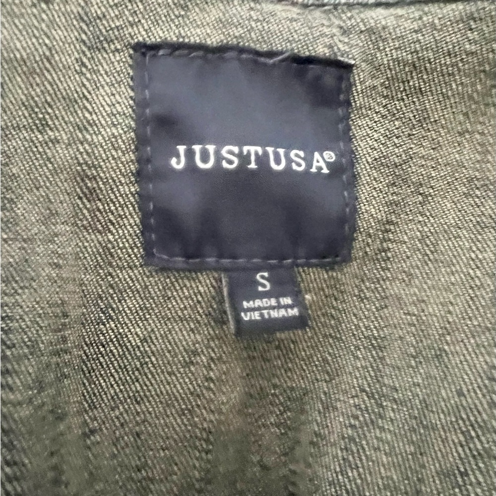 Just USA Pre Owned Demin Jean Jacket Size S - Picture 2 of 5